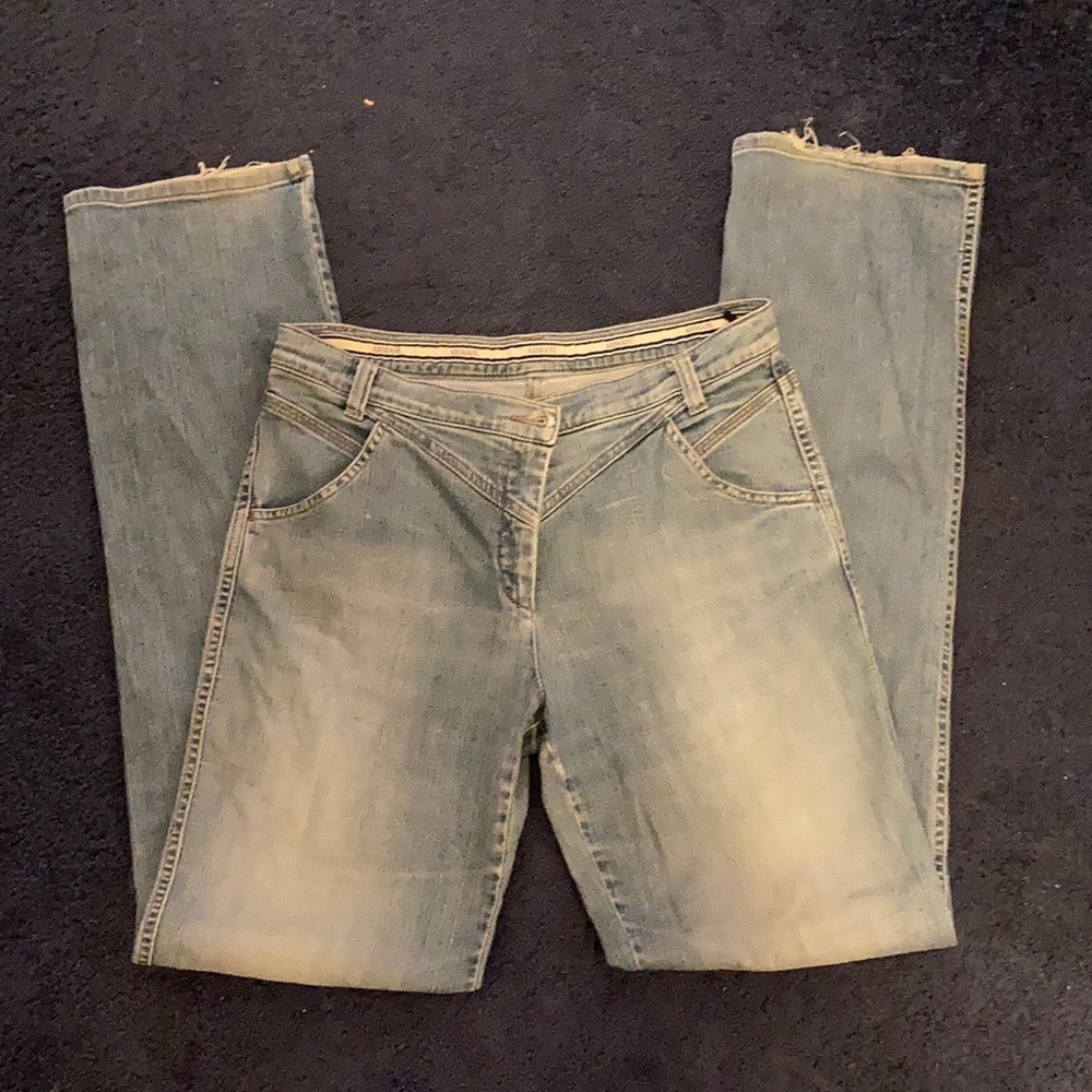 Armani collezioni sz 8 straight leg jean